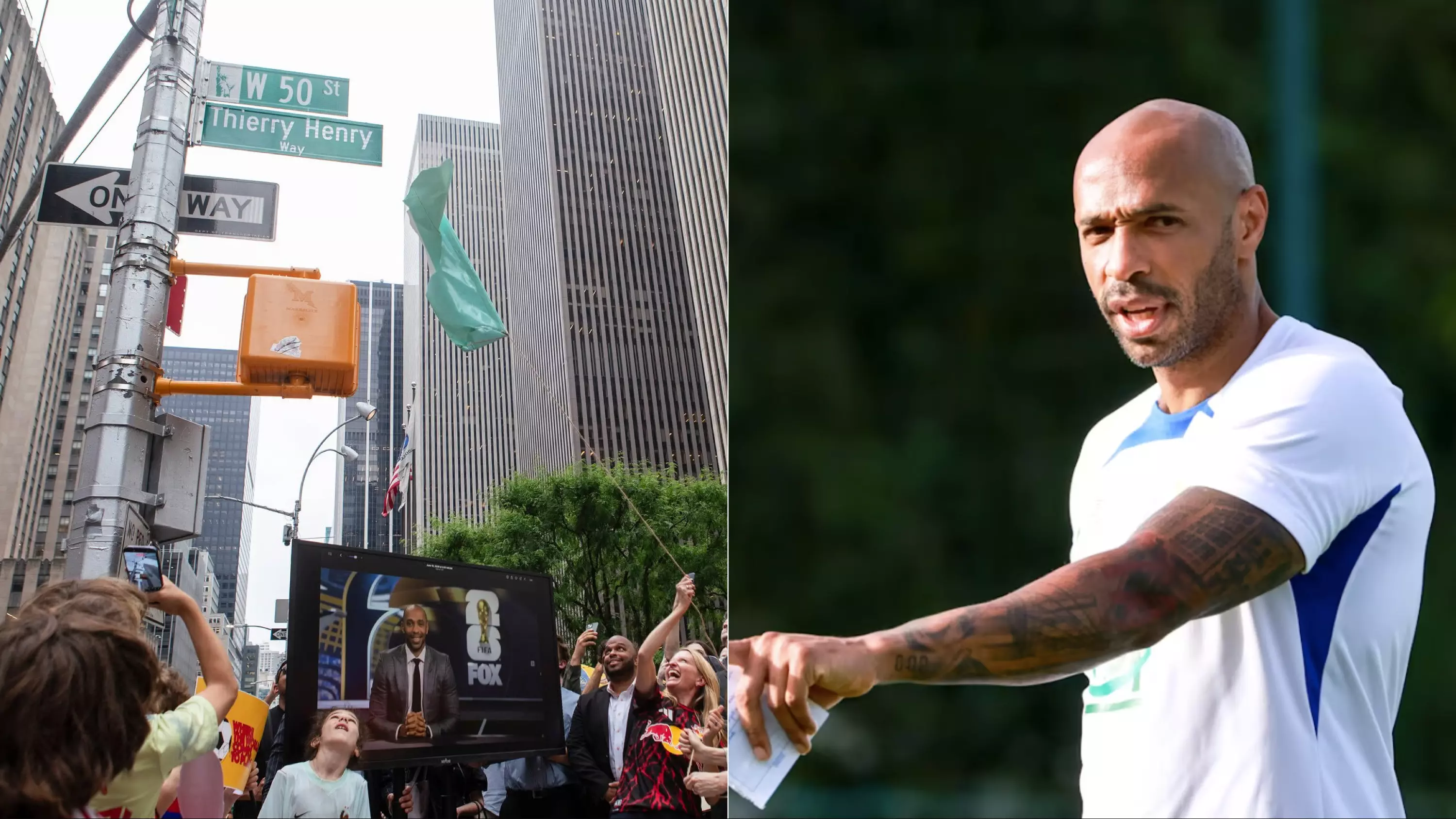 Mondial 2026 : New York donne temporairement à deux rues les noms de Thierry Henry et Pelé