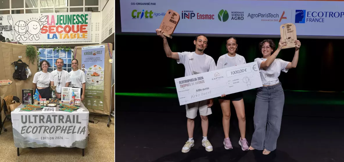 KréoBoost, innovation réunionnaise d'élèves de l’ESIROI récompensée au concours national Ecotrophelia France 2026