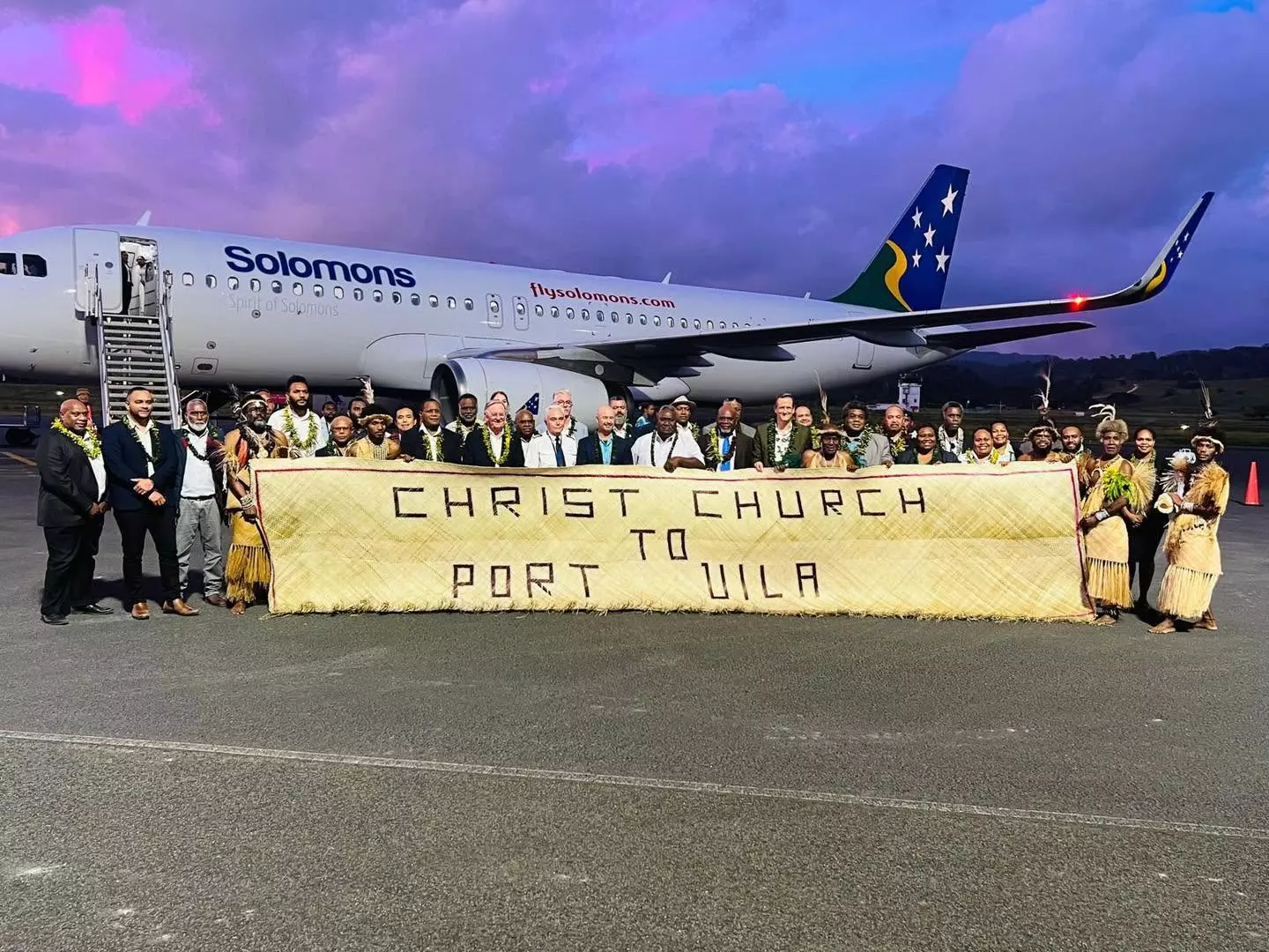 Aérien : Solomon Airlines inaugure sa desserte directe de Christchurch en Nouvelle-Zélande vers Port Vila au Vanuatu