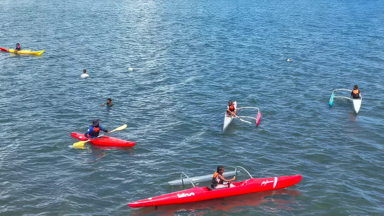 Le nord de Mayotte inaugure sa première base de loisirs dédiée au canoë-kayak
