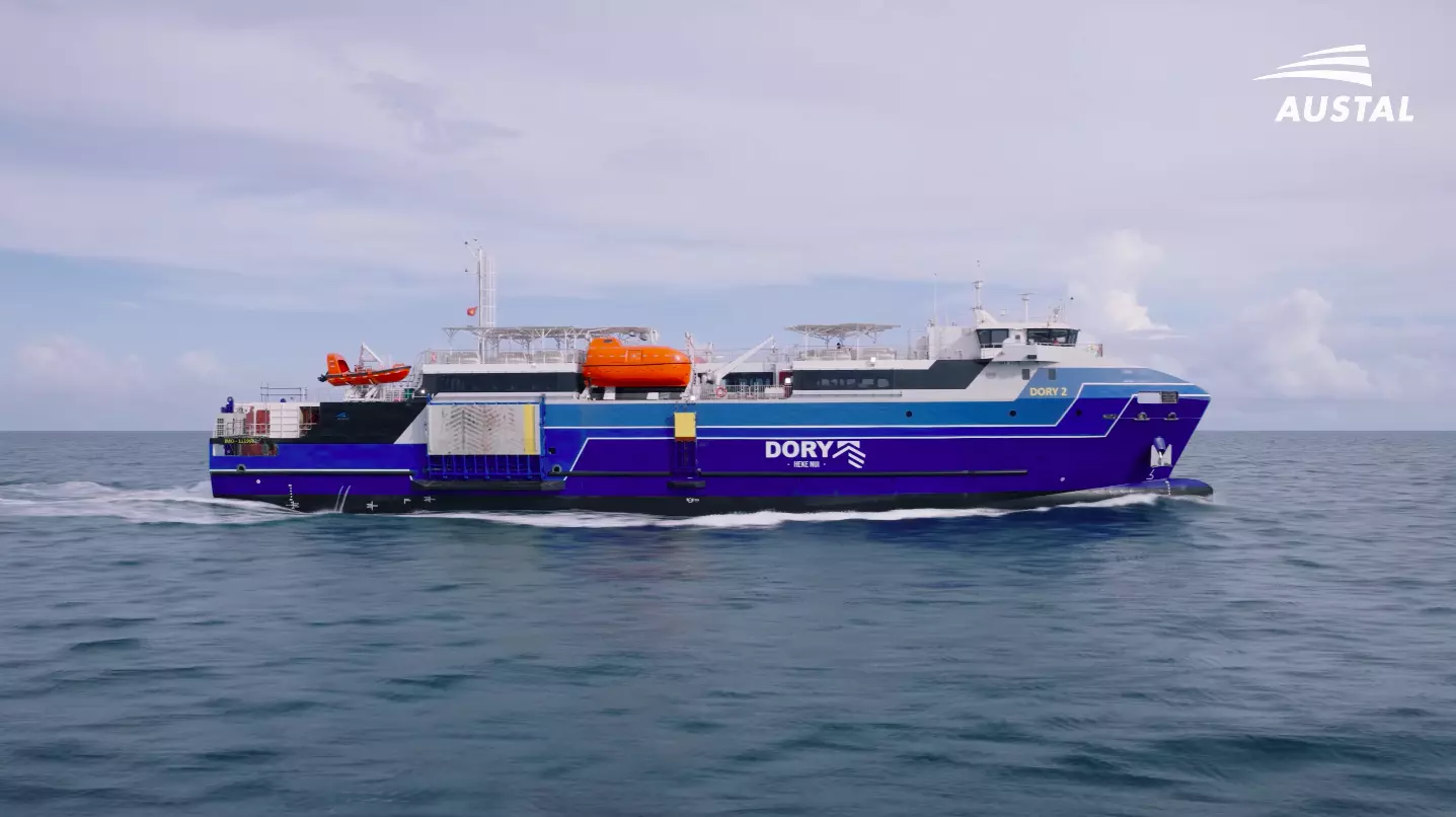 Desserte maritime : Le Dory 2, futur navire entre Tahiti et les Tuamotu, a quitté le Vietnam pour Papeete