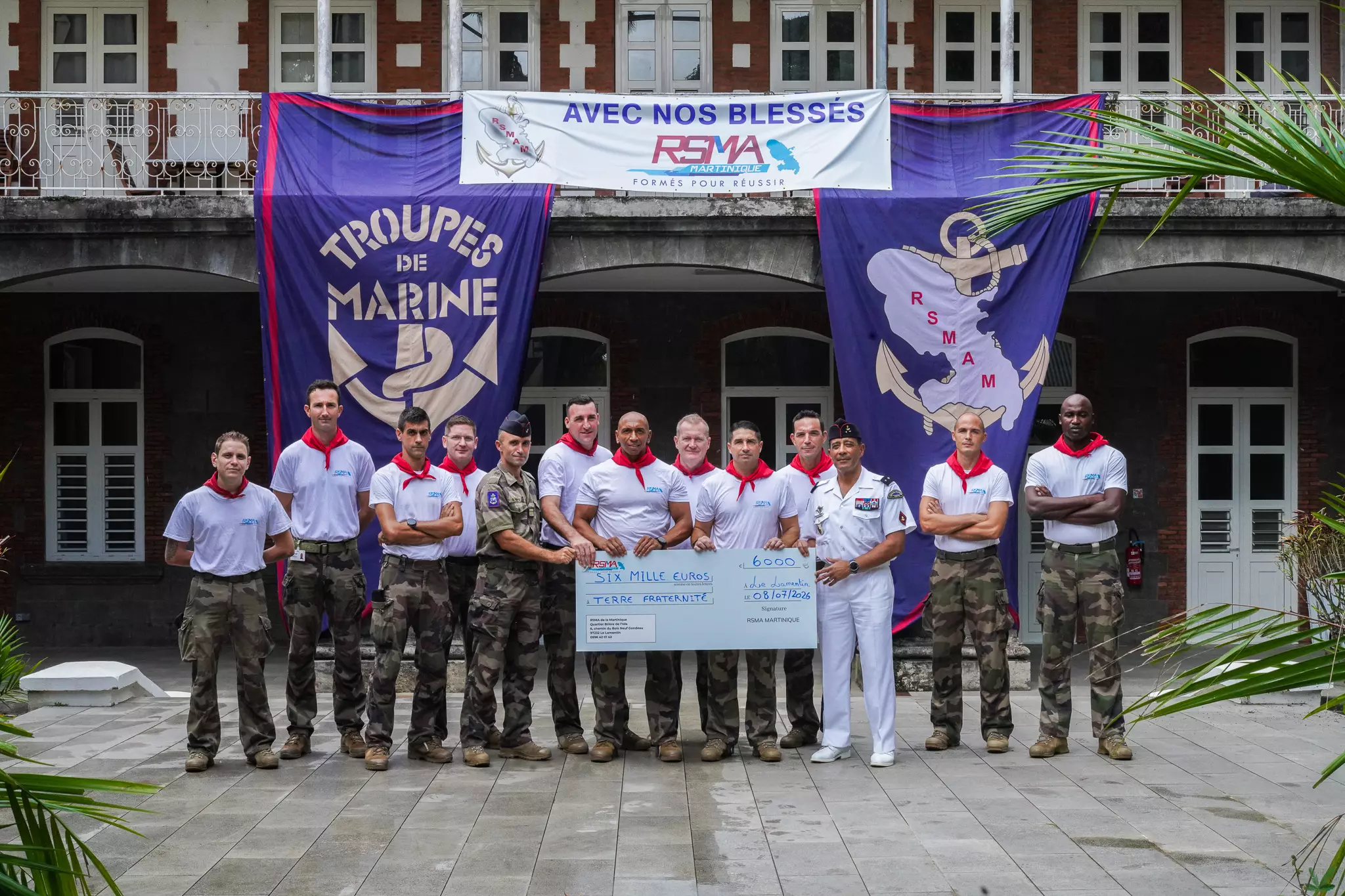 Le RSMA Martinique a organisé un événement caritatif au profit des blessés de l'Armée de Terre