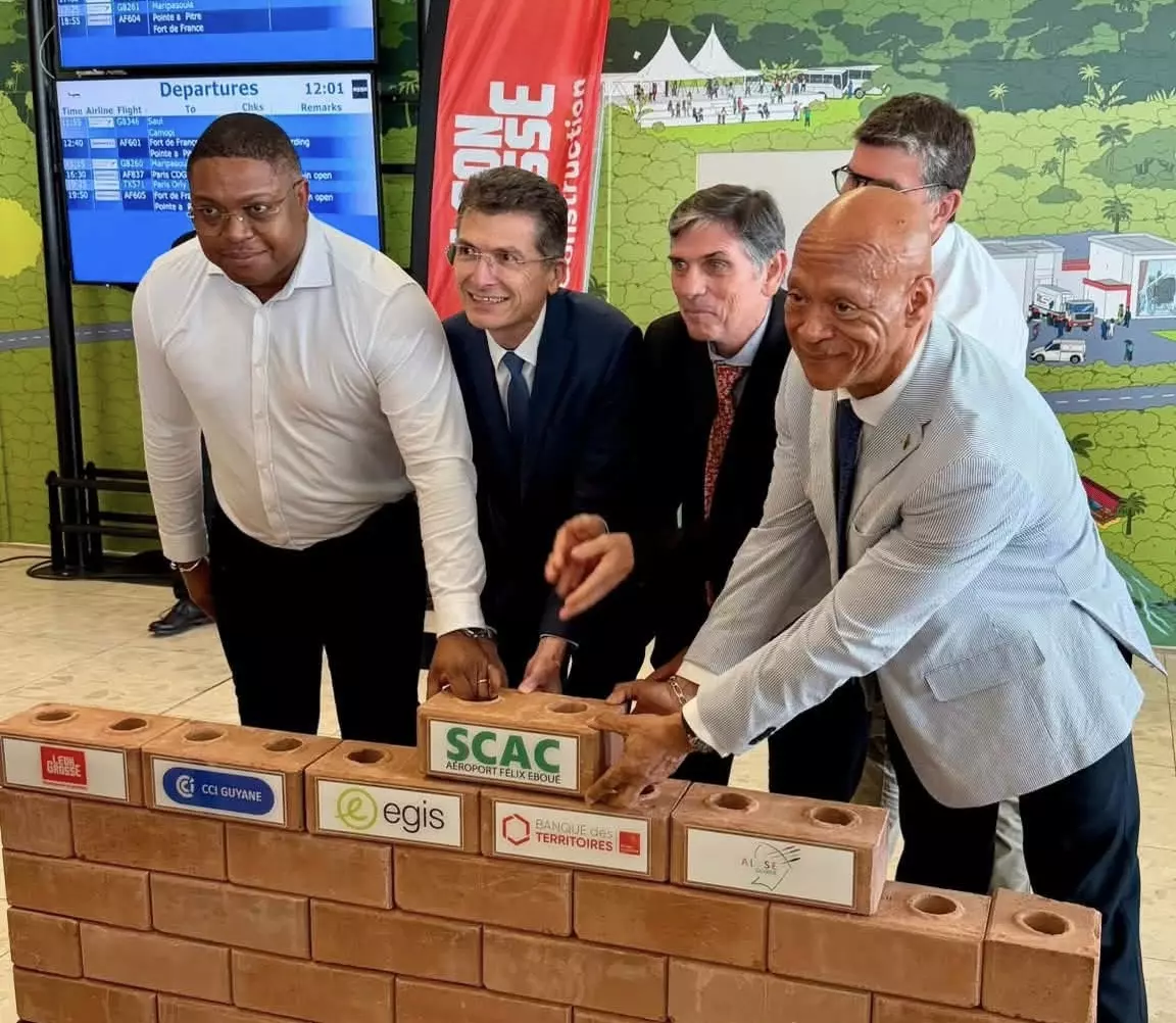 Guyane : Le chantier de modernisation de l'aéroport Félix-Eboué officiellement lancé