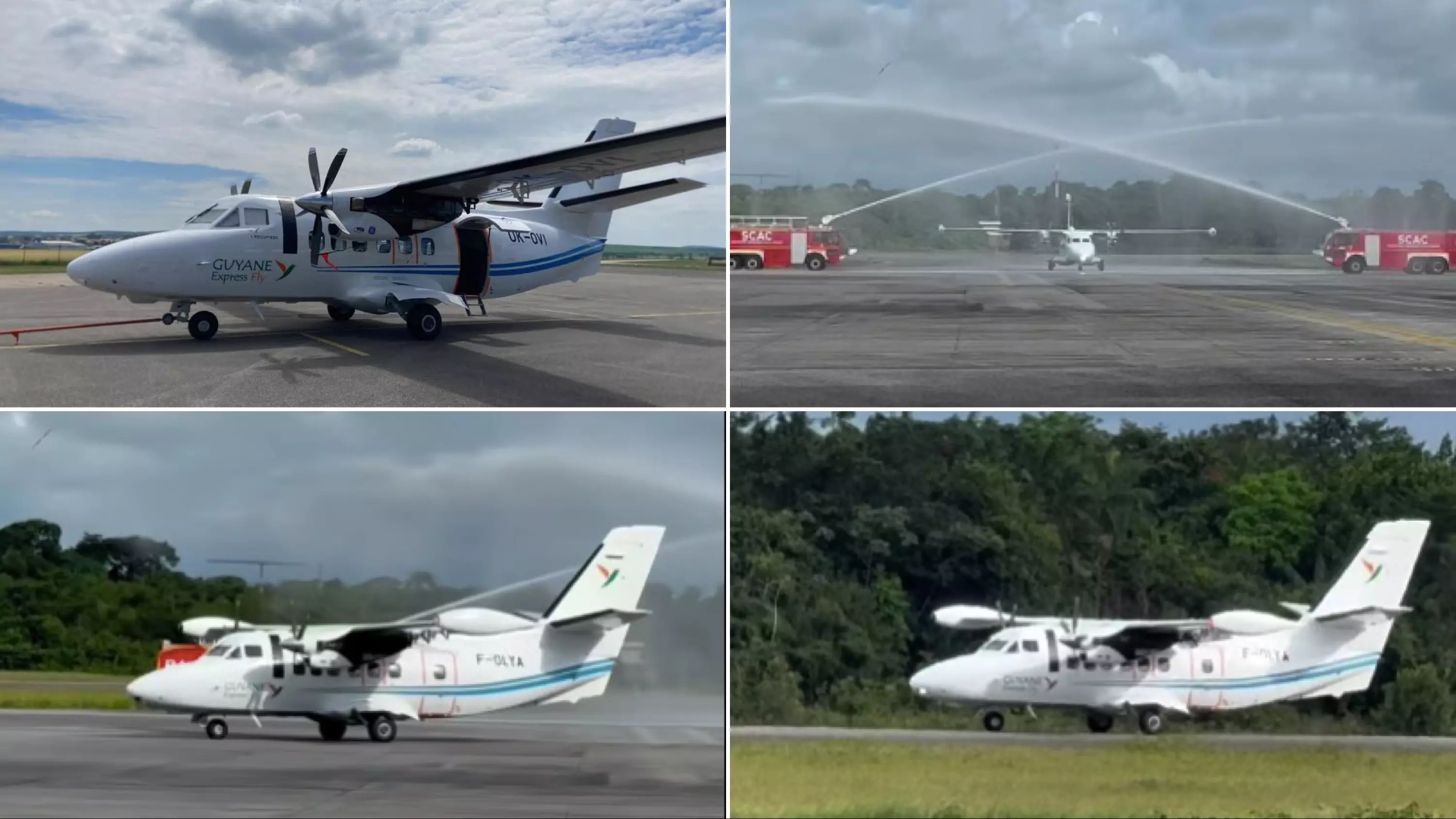 Aérien : Le L-410 de Guyane Express Fly arrivé à l’aéroport Félix Éboué
