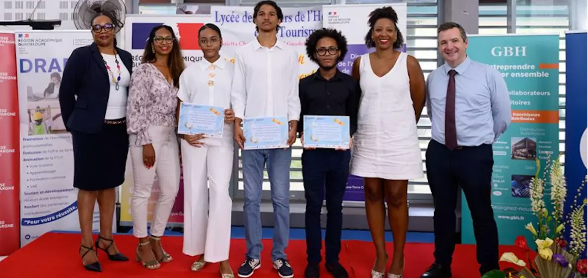 Guadeloupe : GBH et le Rectorat de Guadeloupe décernent les Prix de l'Entreprise 2026, destinés aux bâcheliers professionnels du territoire