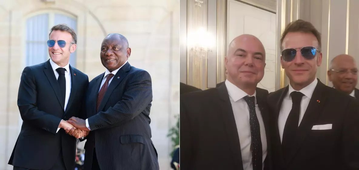 Rencontre entre Emmanuel Macron et Cyril Ramaphosa à l'Élysée : le président de l'Université de La Réunion Jean-François Hoarau présent au dîner d'État