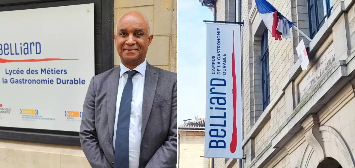 Portrait. Le Martiniquais Gérard Jock, proviseur, passeur de mondes au campus de la gastronomie durable Belliard à Paris