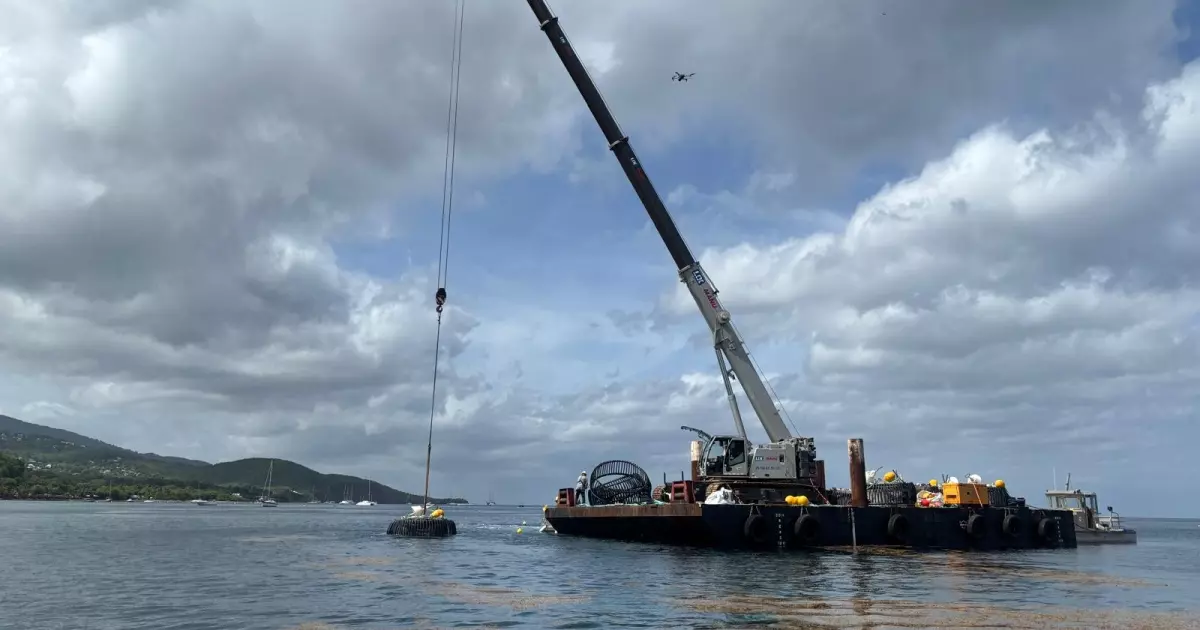 Bouillante déploie les premiers mouillages éco-conçus de Guadeloupe pour protéger les fonds marins