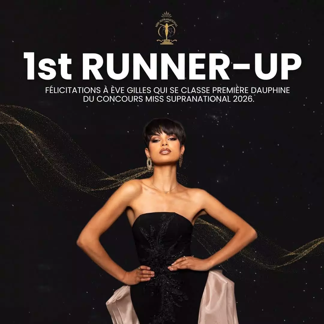 Miss Supranational 2026 : La Réunionnaise Eve Gilles décroche la deuxième place