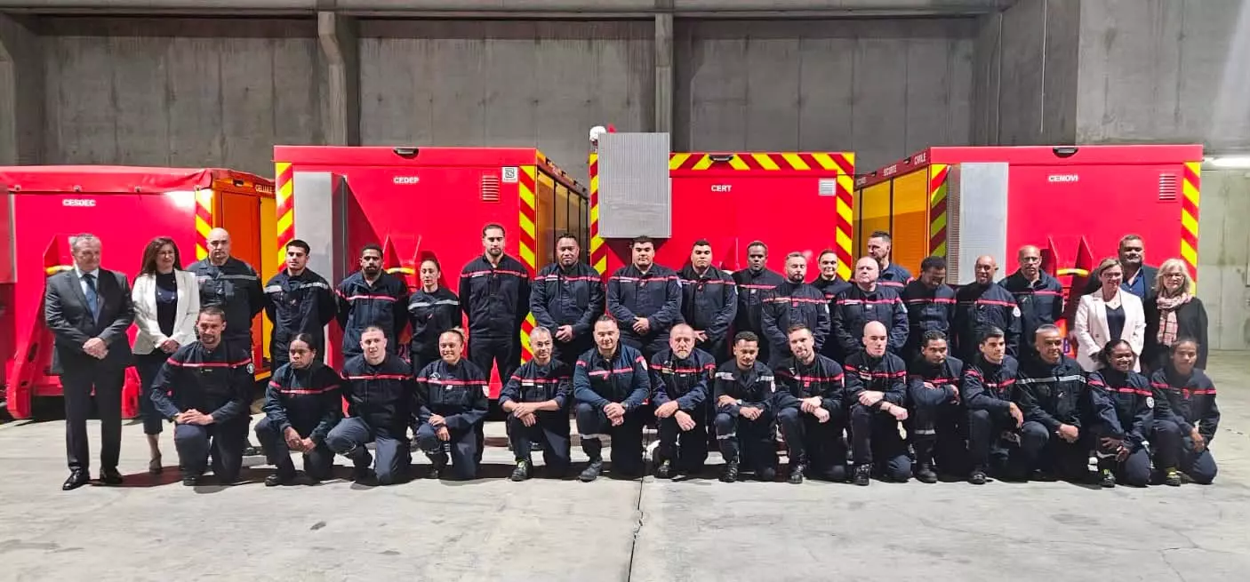 Incendies dans l'Hexagone : Un détachement de 31 sapeurs-pompiers de Nouvelle-Calédonie envoyés en renfort