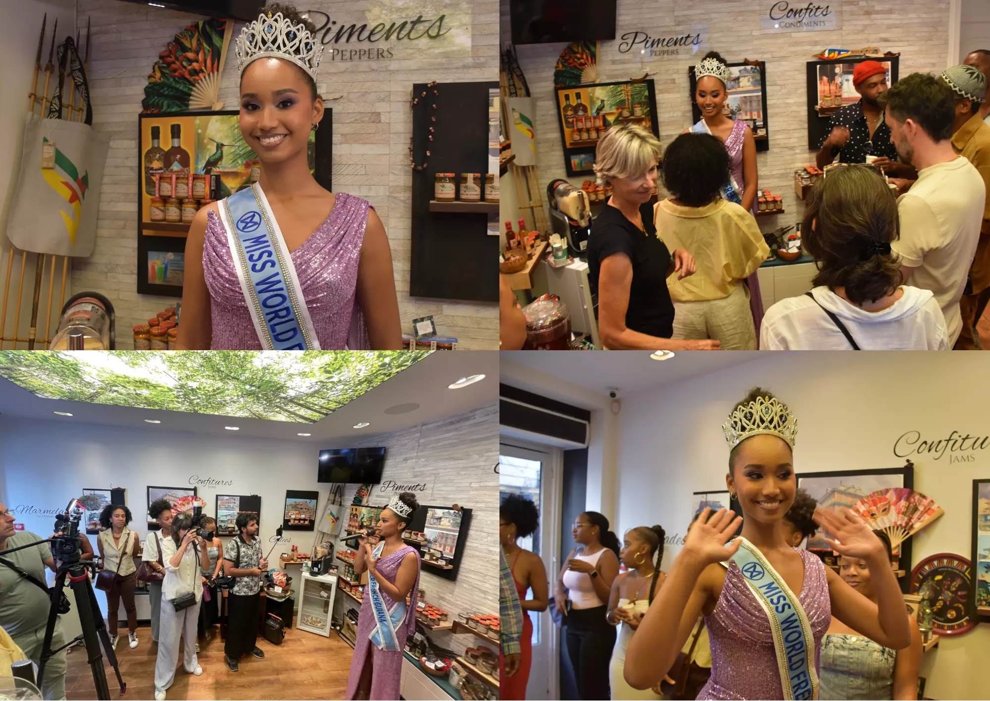 La Guyanaise Audrey Ho-Wen-Tsaï rencontre son public à Paris avant de s’envoler pour Miss World 2026, une première historique pour la Guyane