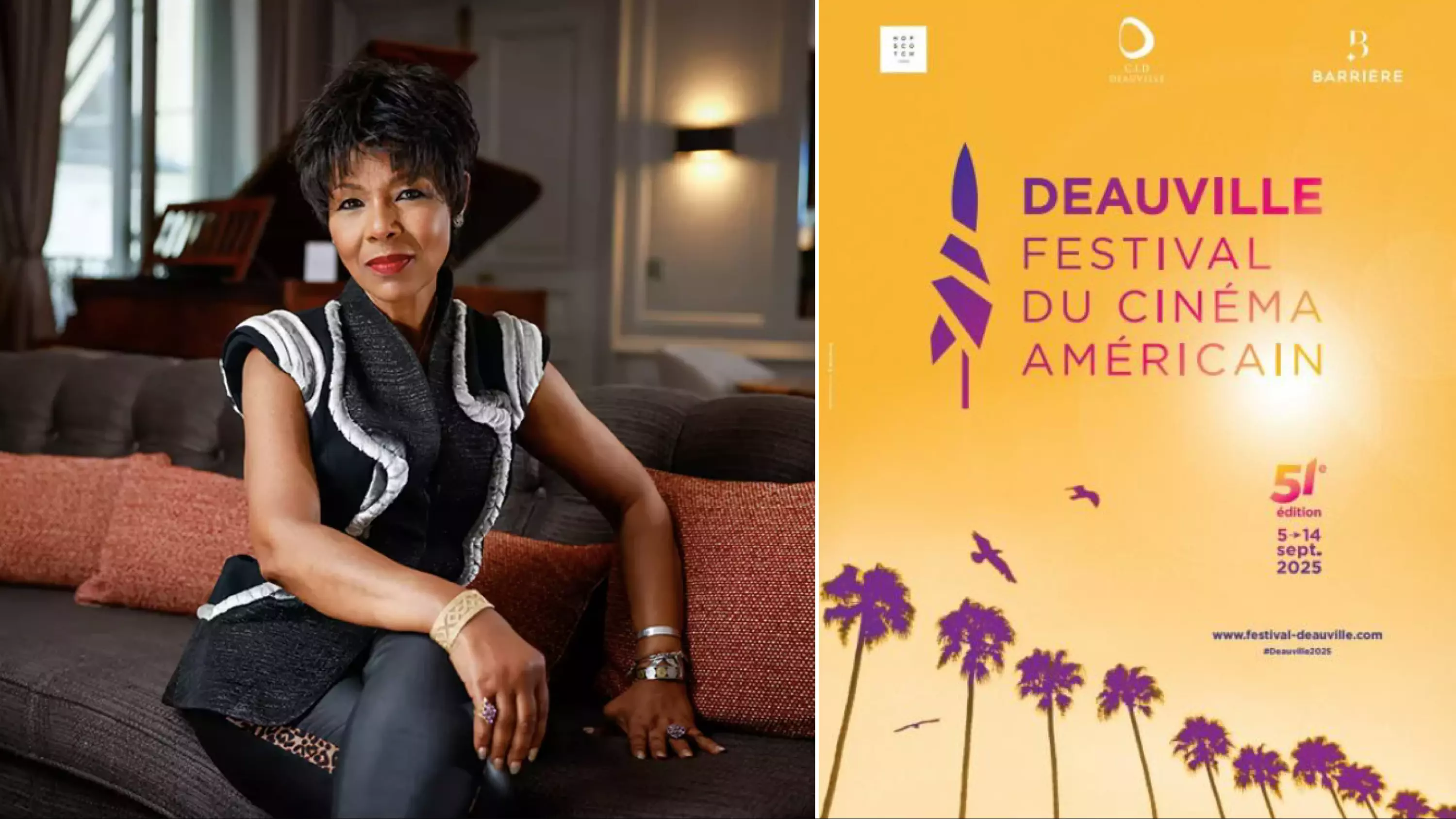 La réalisatrice, scénariste et productrice martiniquaise Euzhan Palcy, membre jury de la compétition officielle du 52ème Festival du cinéma américain de Deauville