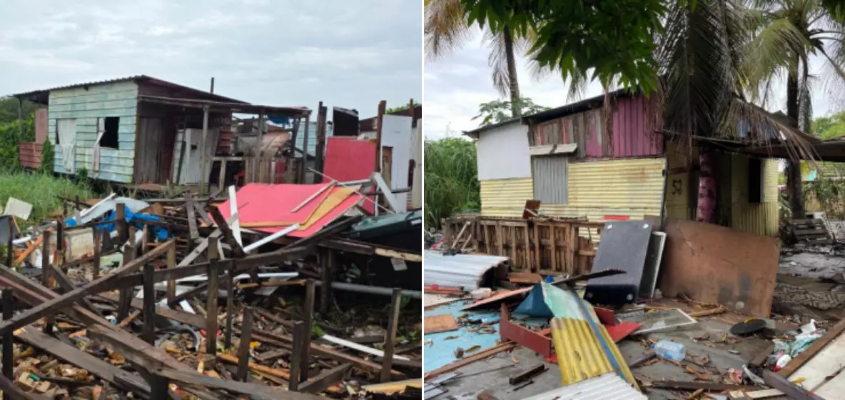 Guyane : Évacuation des occupants et destructions des habitations précaires du squat Aluver
