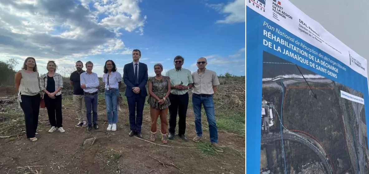 La Réunion : À Saint-Denis, la réhabilitation effective de l’ancienne décharge littorale de la Jamaïque lancée