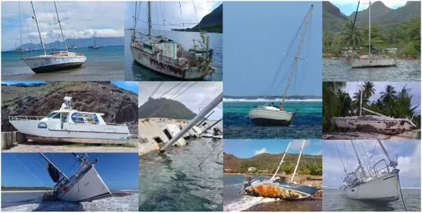 Opération de dépollution en Polynésie: douze épaves vont être retirées des lagons de neuf îles