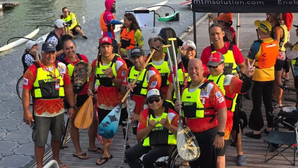 Mondiaux de Va’a vitesse à Singapour : le para va’a mixte offre sa première médaille d’or à la Polynésie