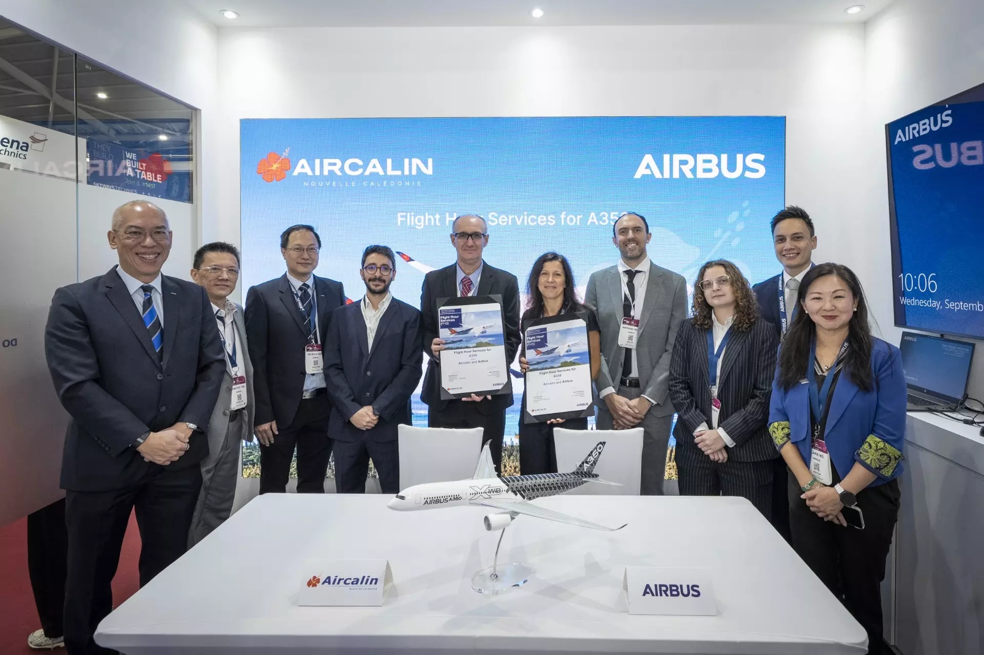 Aérien : Aircalin choisit Airbus Flight Hour pour accompagner l’exploitation de ses futurs A350-900
