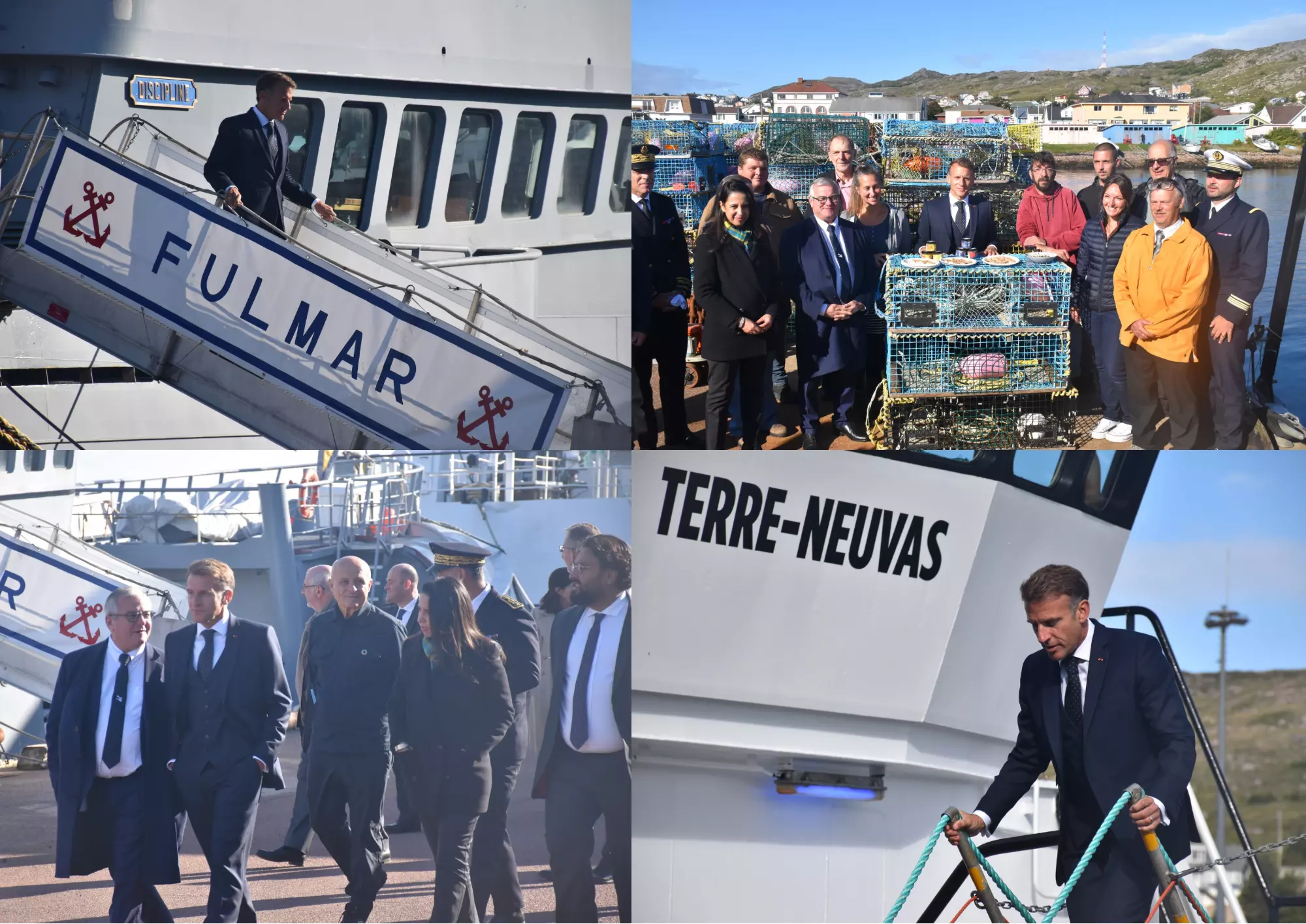 A Saint-Pierre-et-Miquelon, Emmanuel Macron clôture ses visites sur des séquences majeures pour l’archipel, pêche, infrastructures portuaires et spatial