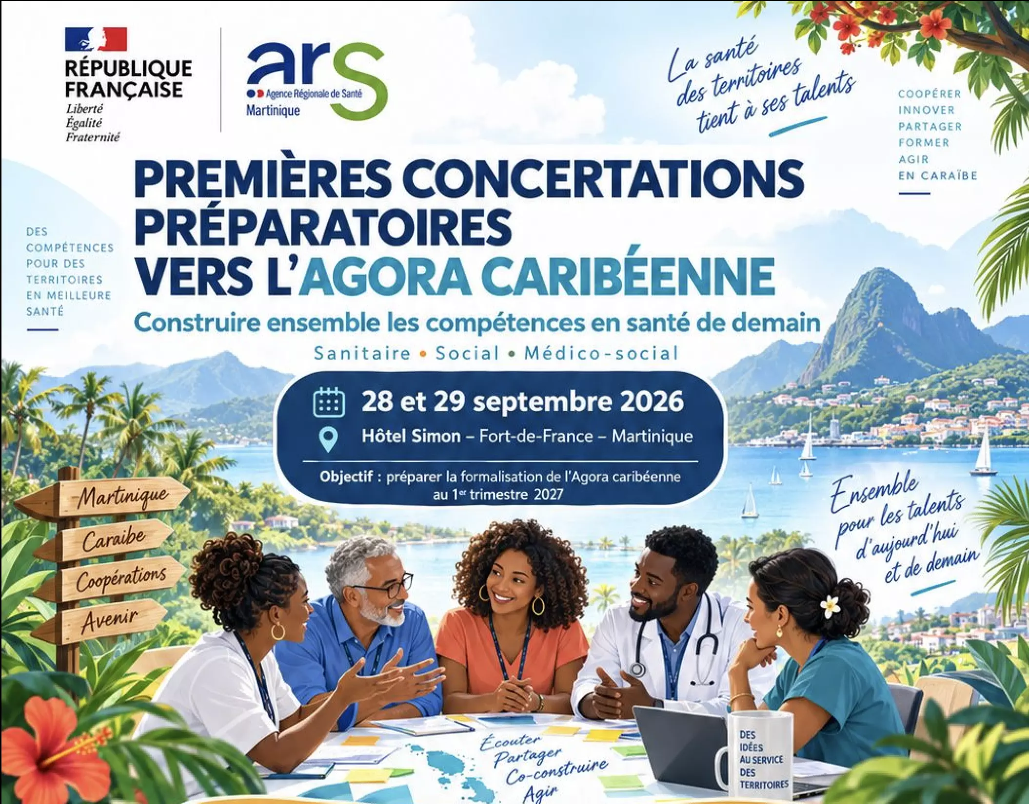 La Martinique réunit les acteurs de la santé, du social et de la formation pour construire les compétences et les coopérations de demain dans la Caraïbe