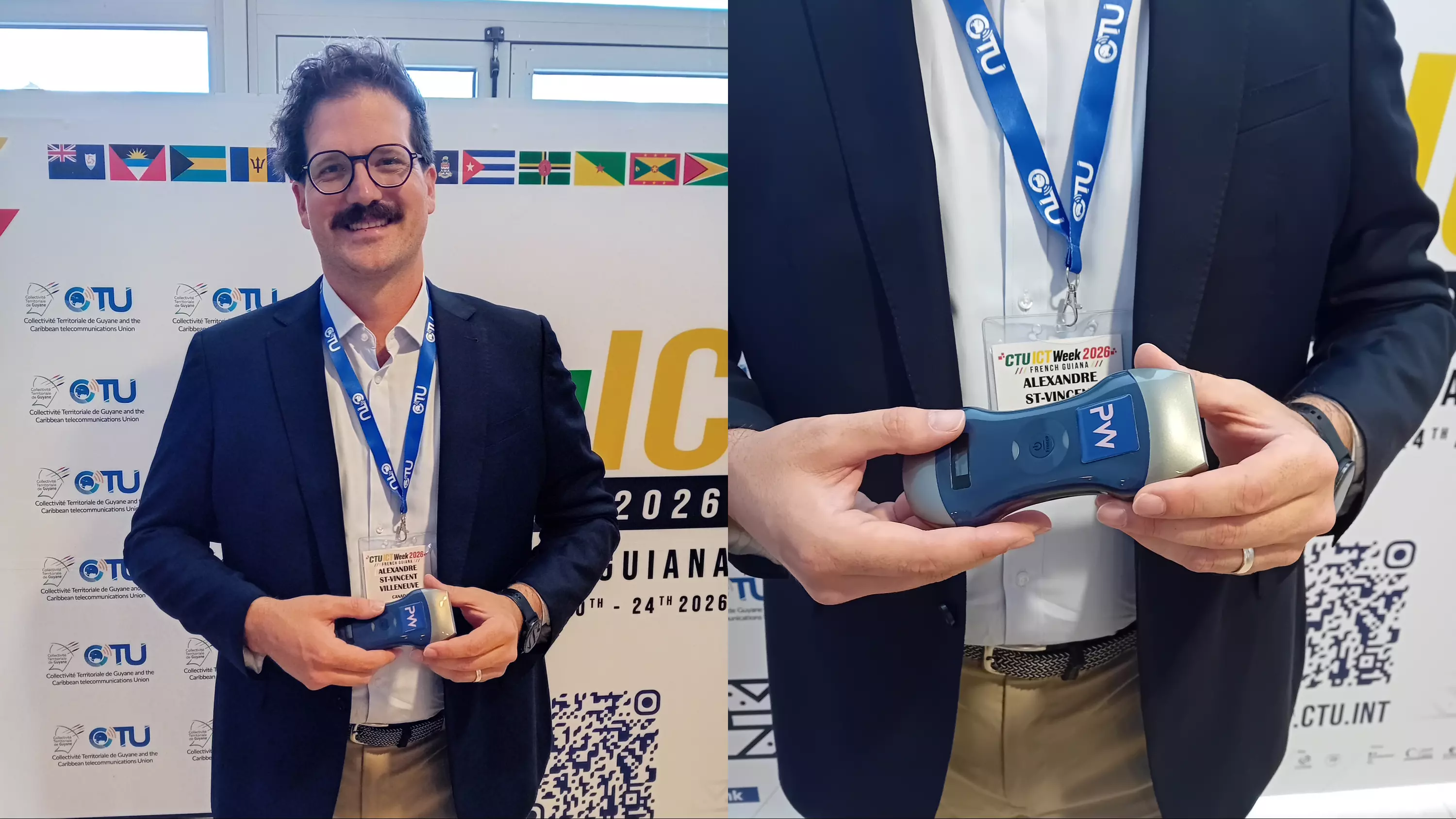 Guyane : Une machine portable assistée par IA pour faciliter la détection du cancer du sein présentée à la CTU ICT Week