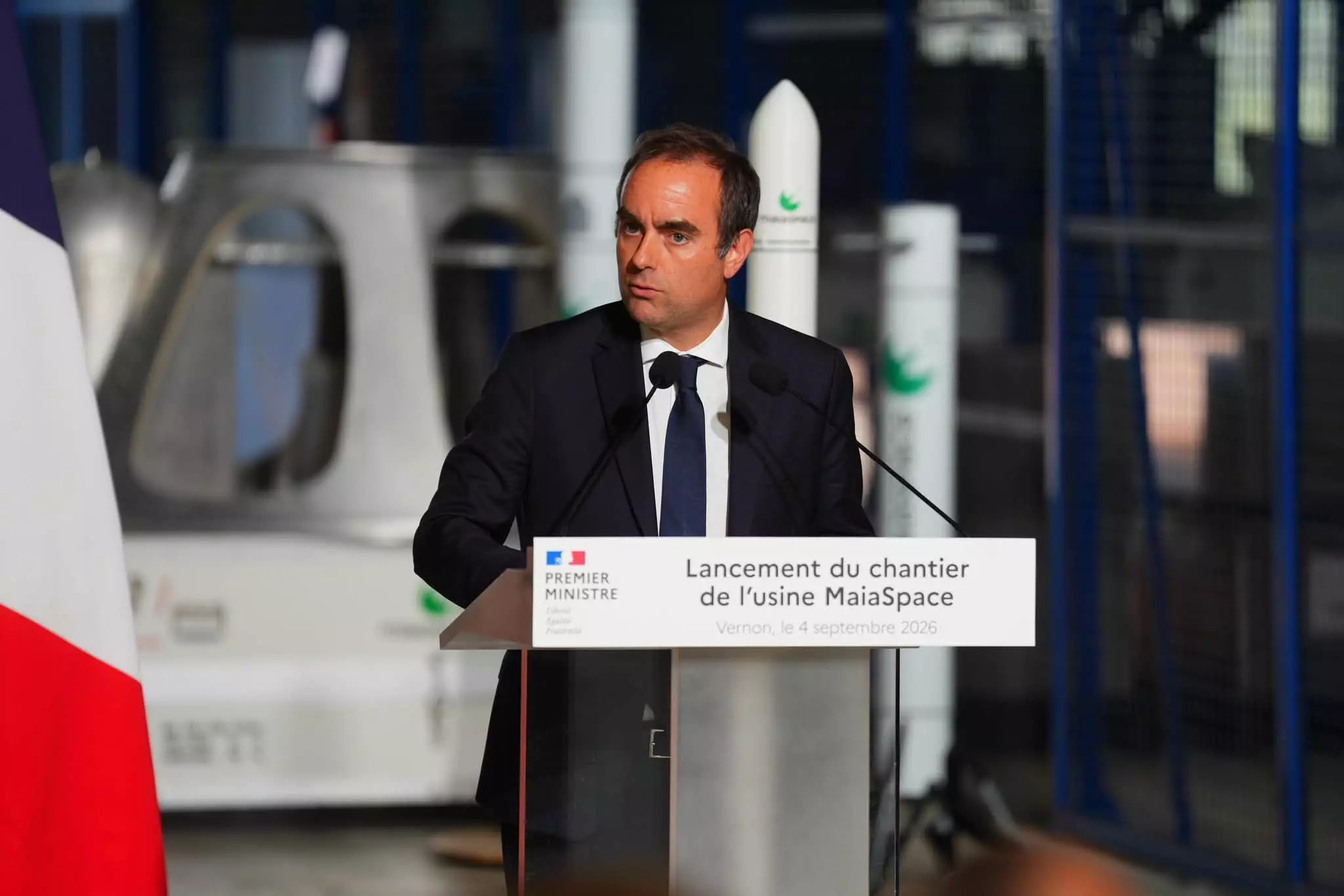 Le Premier Ministre Sébastien Lecornu inaugure l’usine de fusées réutilisables de MaiaSpace à Vernon