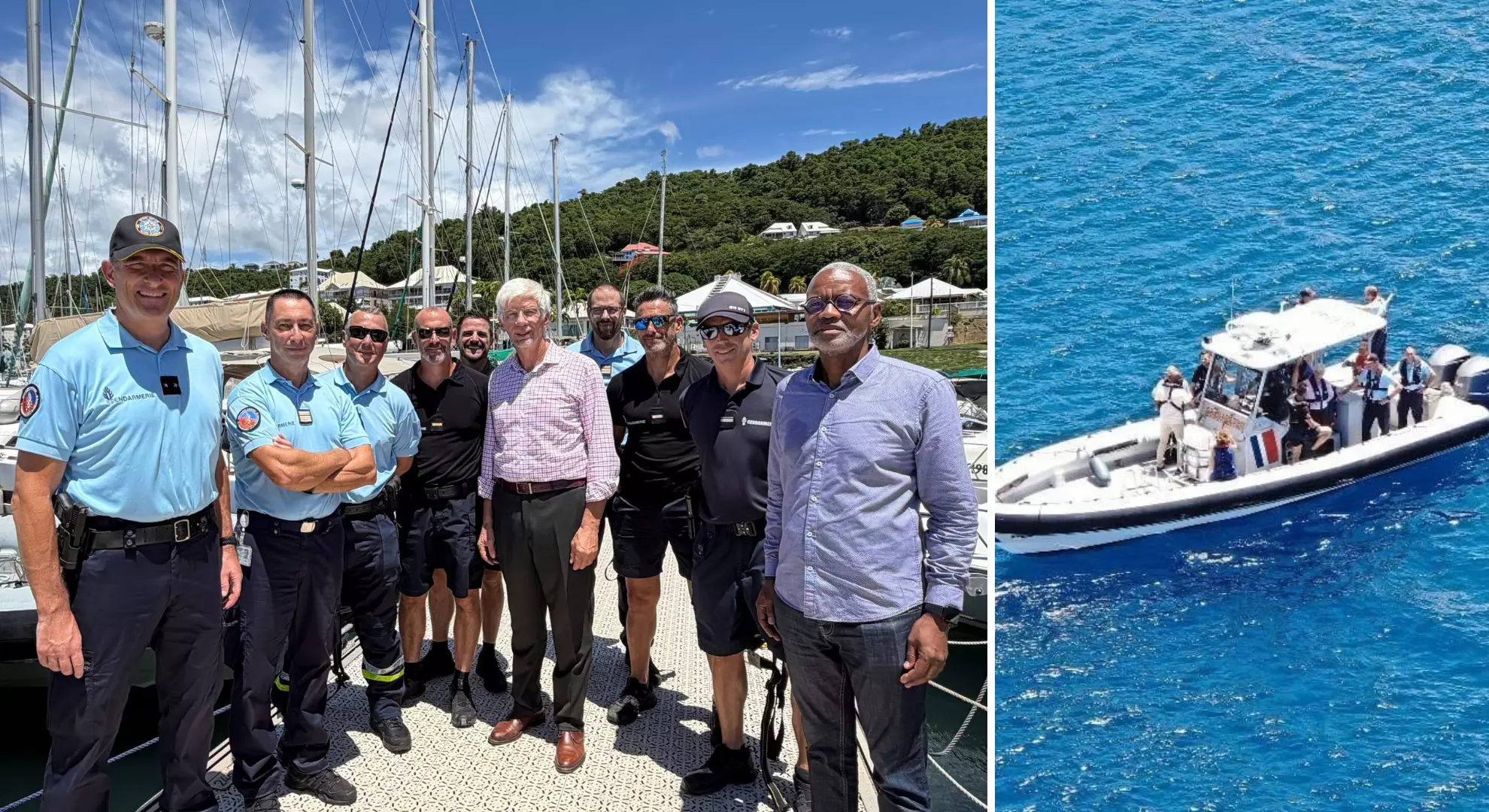 Guadeloupe :  La brigade nautique de Gourbeyre de nouveau opérationnelle