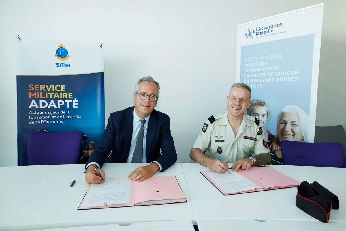 Le SMA et la Caisse Nationale d’Assurance Maladie signent une convention en faveur de l'accompagnement santé des jeunes volontaires