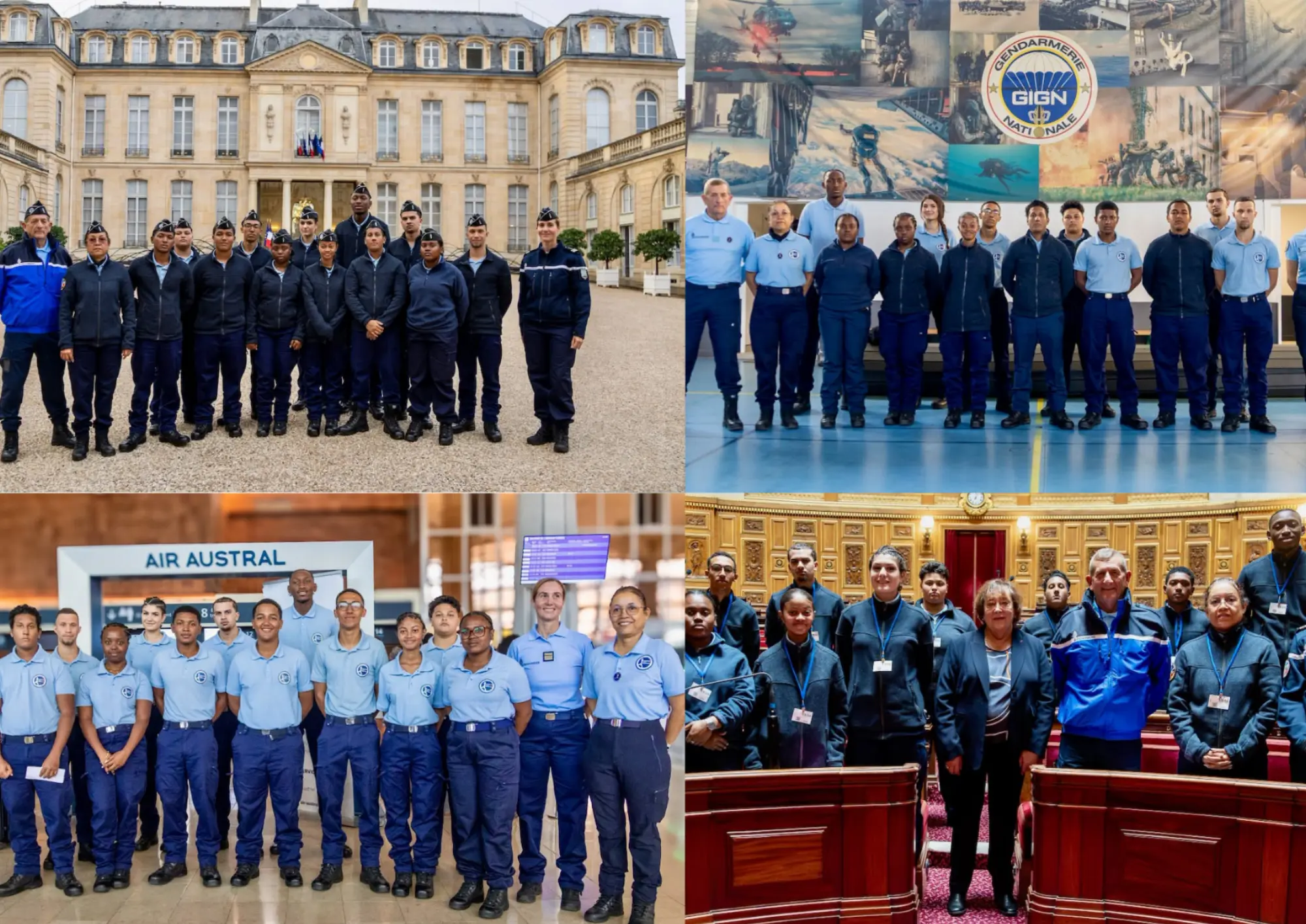 Douze cadets de la gendarmerie de La Réunion à la découverte des institutions et des unités d’élite dans l’Hexagone