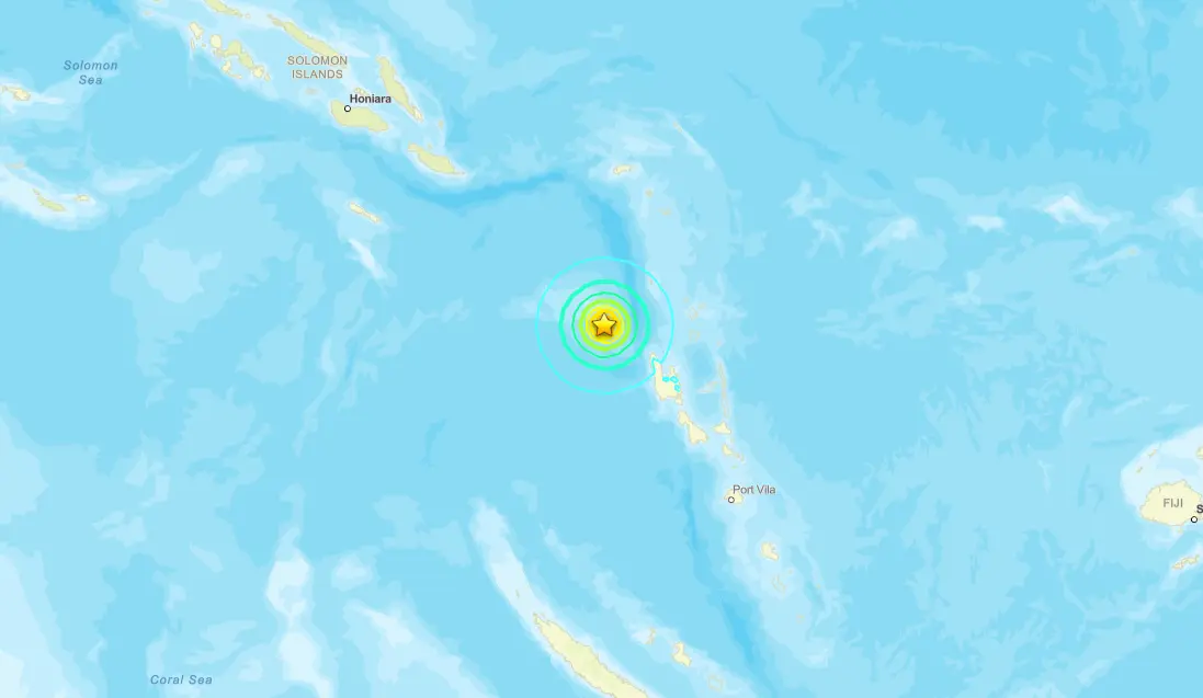 Pacifique : Le Vanuatu frappé par un double séisme majeur