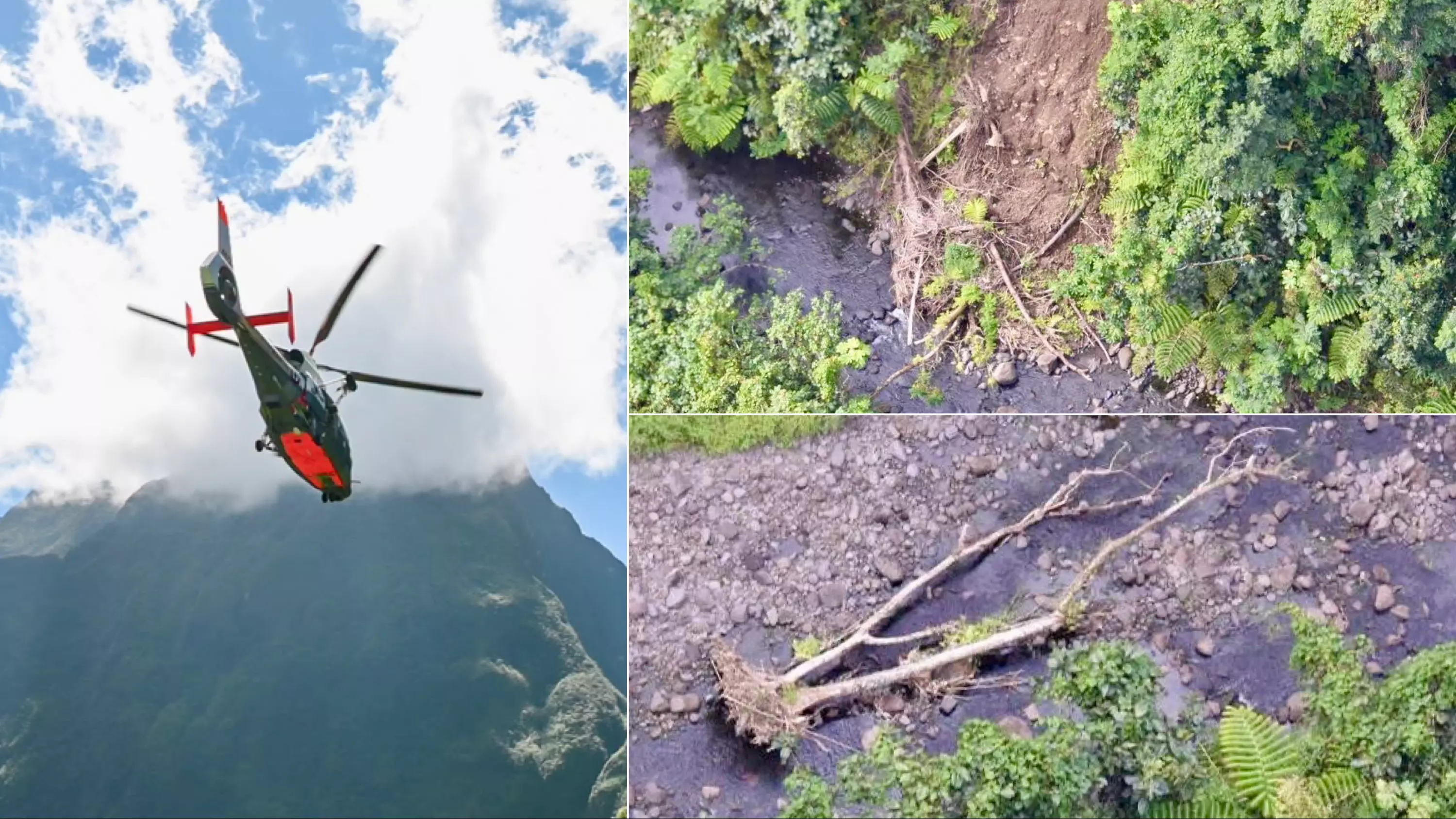 En Polynésie, les cours d’eau surveillés par hélicoptère avant la saison cyclonique