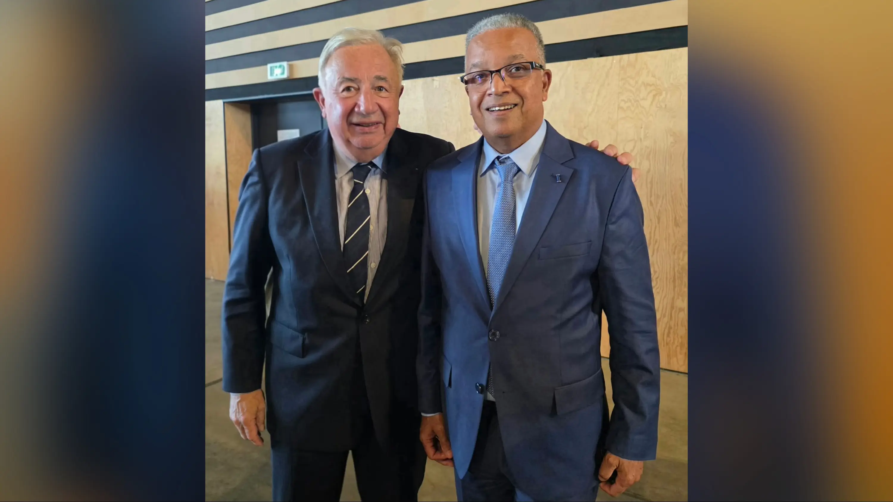 La Réunion : Le président du Département Cyrille Melchior sensibilise le président du Sénat aux enjeux de l'île