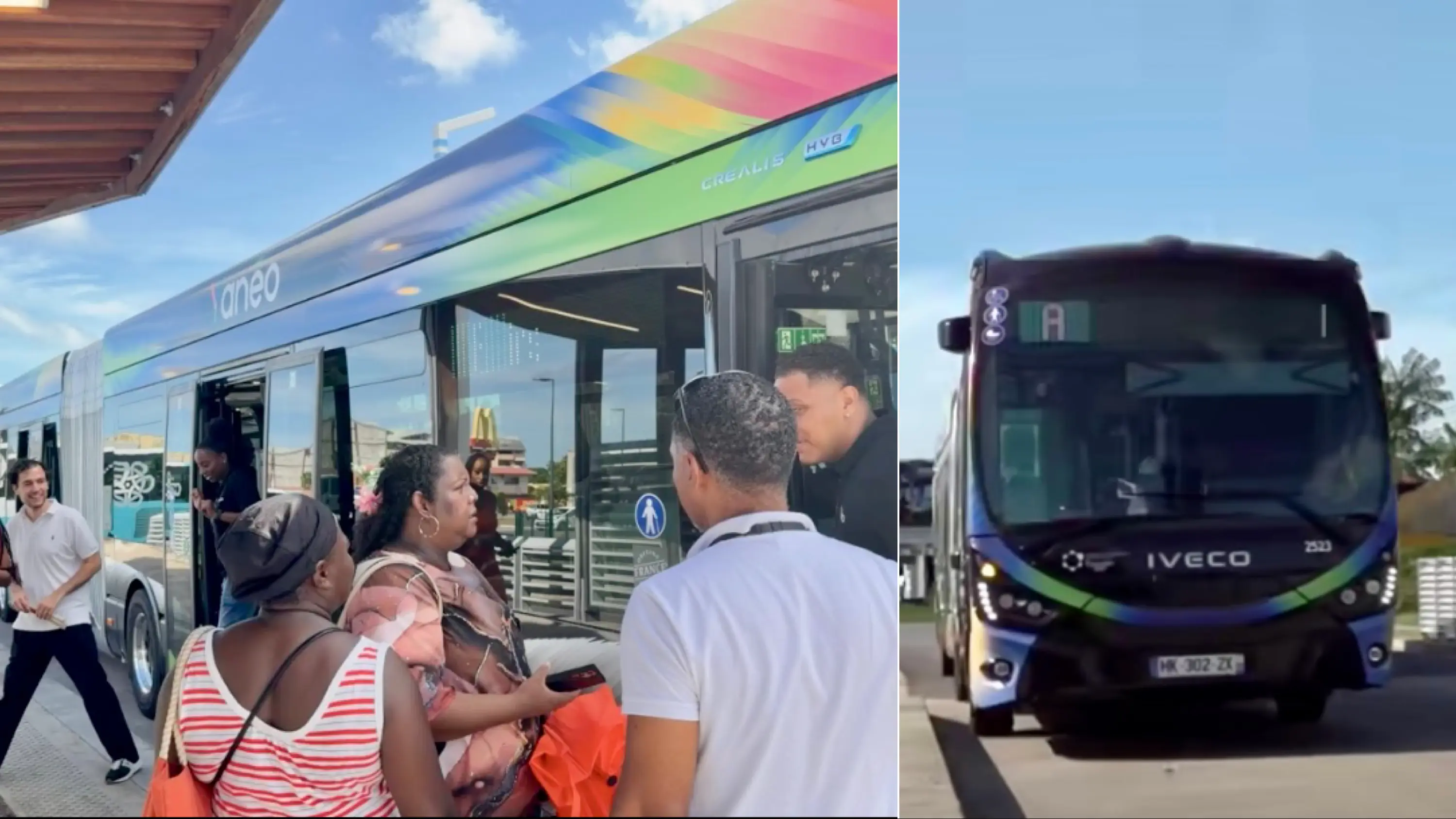 Transports urbains en Guyane : Ça y est, le TCSP Yanéo circule à Cayenne