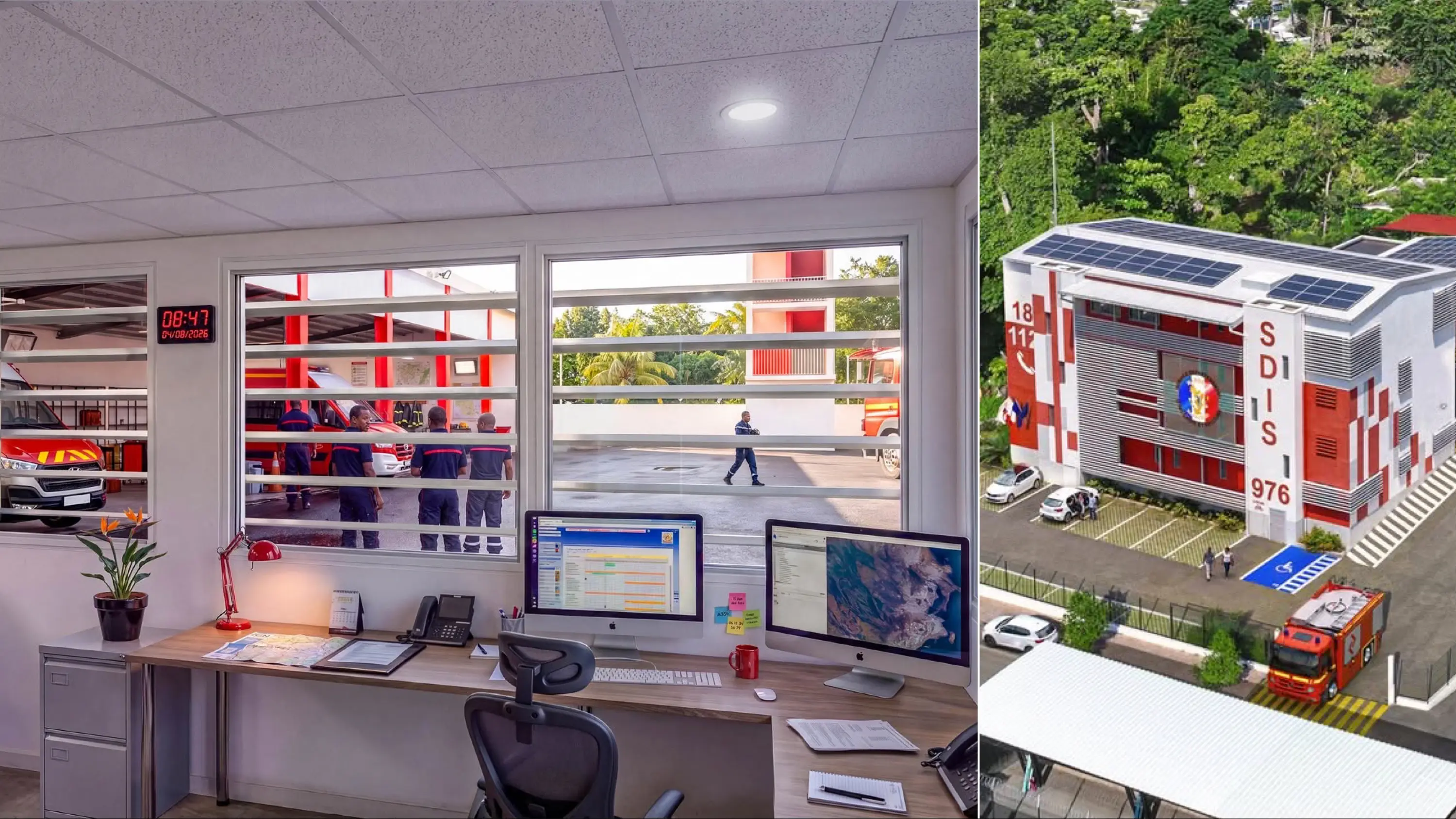 Mayotte : À Kawéni, une nouvelle caserne pour les pompiers en 2028