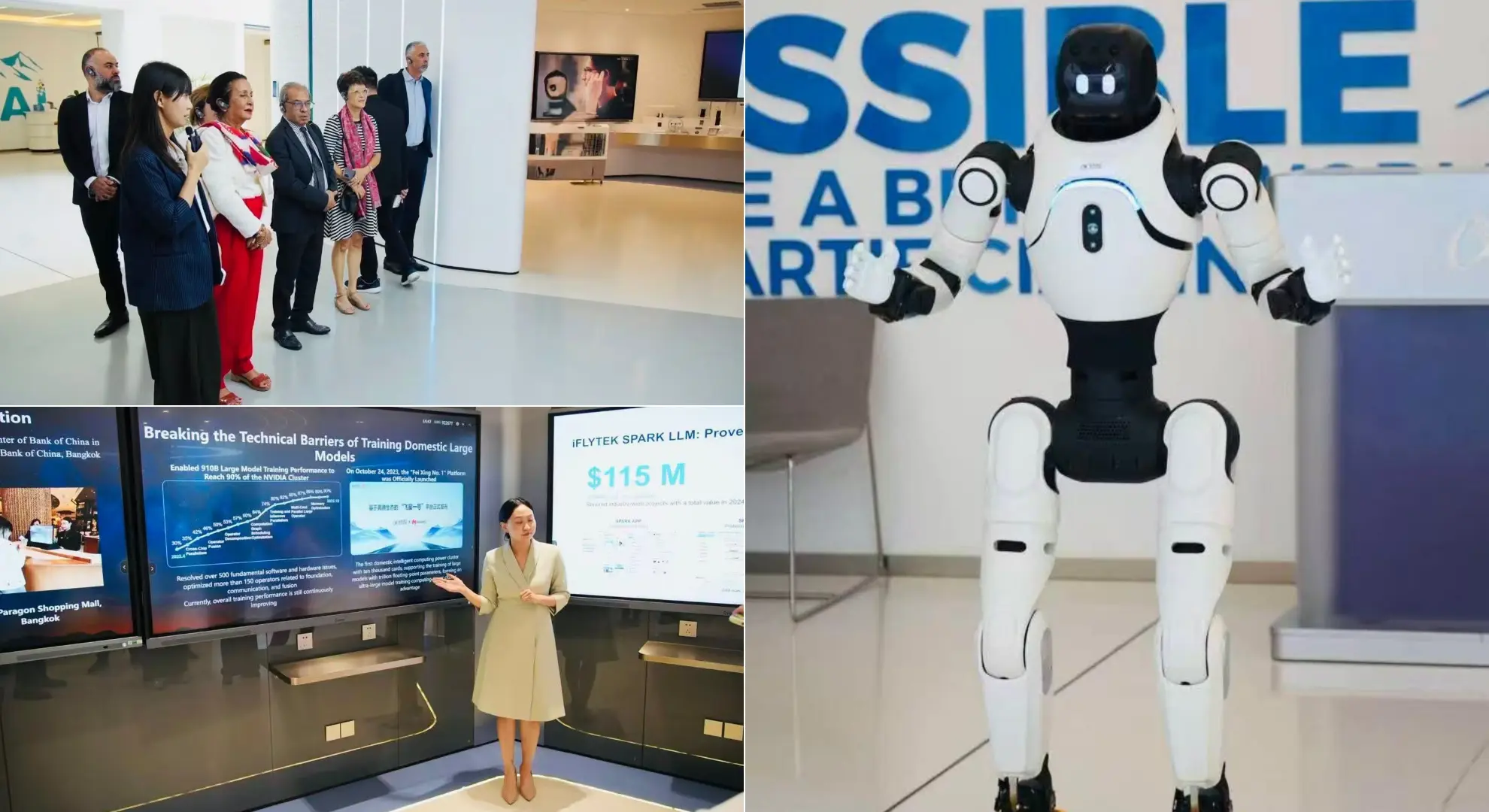 Intelligence artificielle : Huguette Bello visite l’entreprise iFLYTEK en Chine
