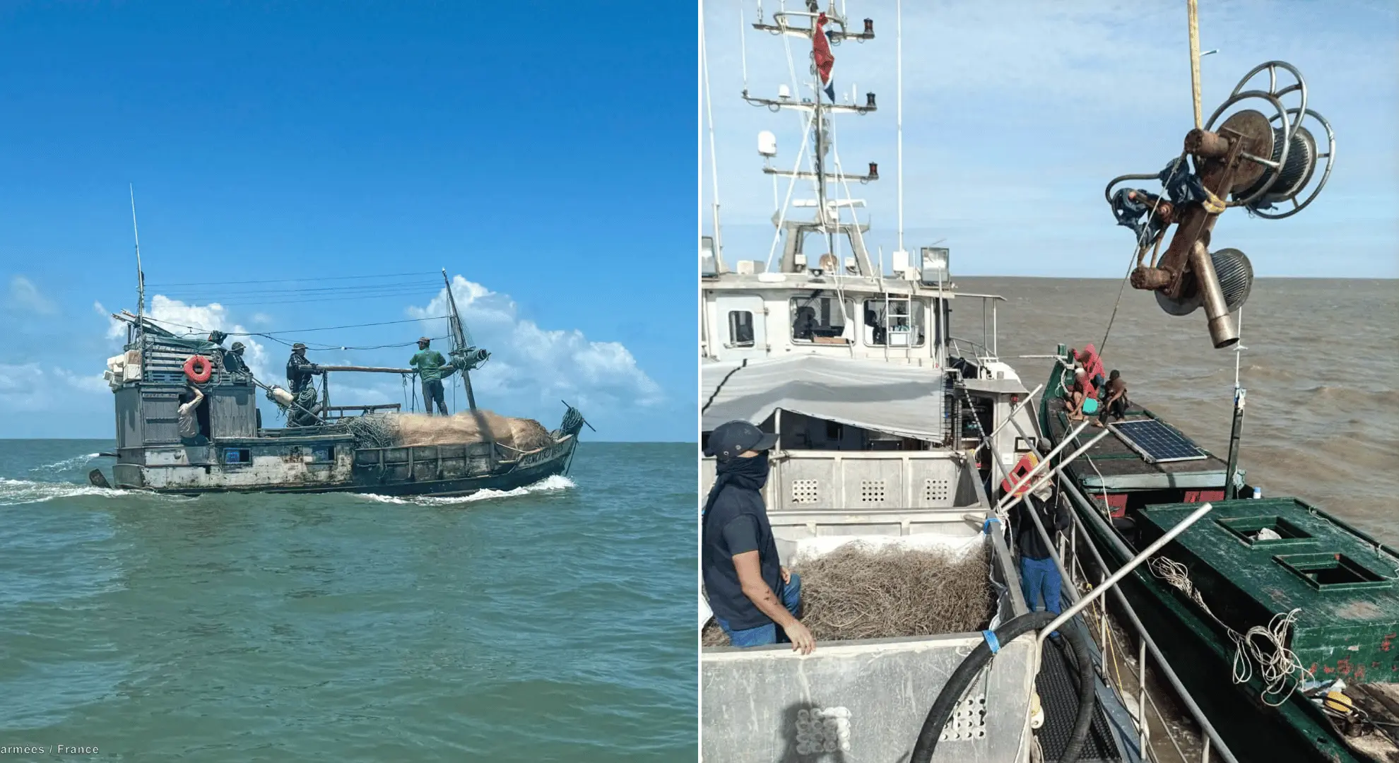 Lutte contre la pêche illégale en Guyane : Quatre navires de pêche contrôlés, près de 8 tonnes de poissons saisies