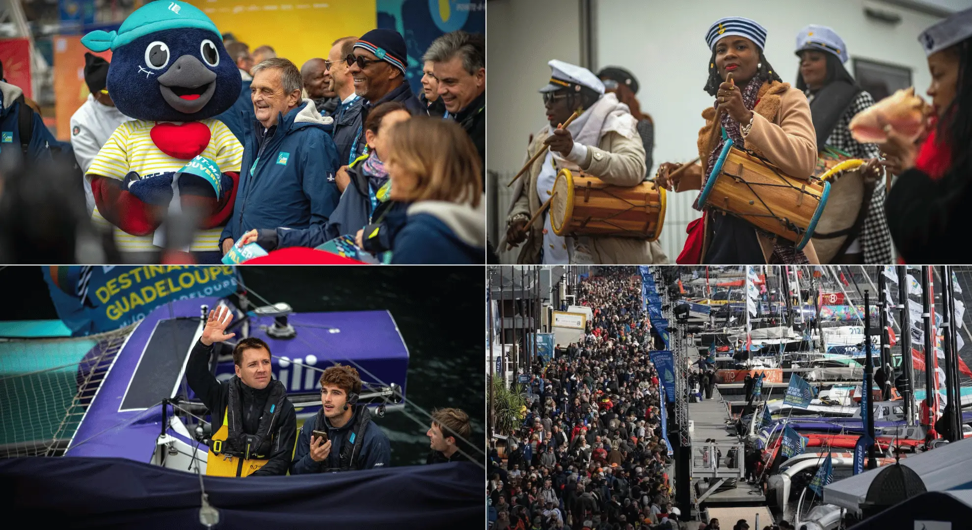 Le village de la 13ème édition de la Route du Rhum-Destination Guadeloupe officiellement inauguré à Saint-Malo