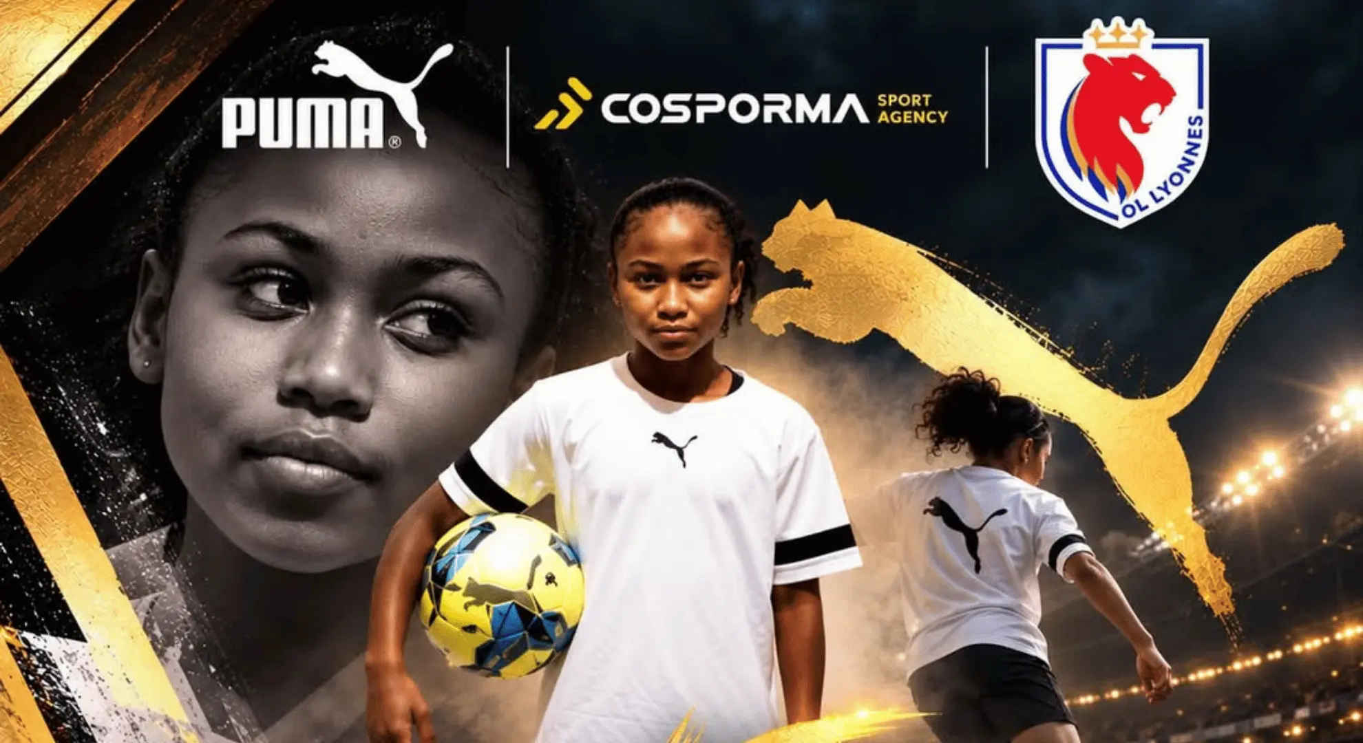 Football : À seulement 14 ans, la Réunionnaise Loreliane Sarpedon rejoindra l’académie de l’OL Lyonnes en 2027 et devient ambassadrice pour la marque Puma
