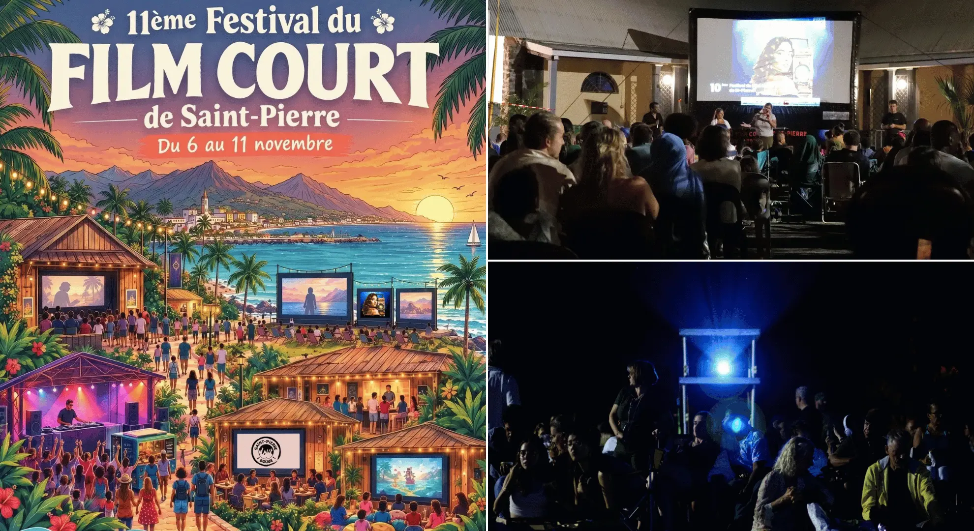 Plus de cinquante films, dont 35 en compétition au programme de la 11ème édition du festival du film court de Saint-Pierre à La Réunion