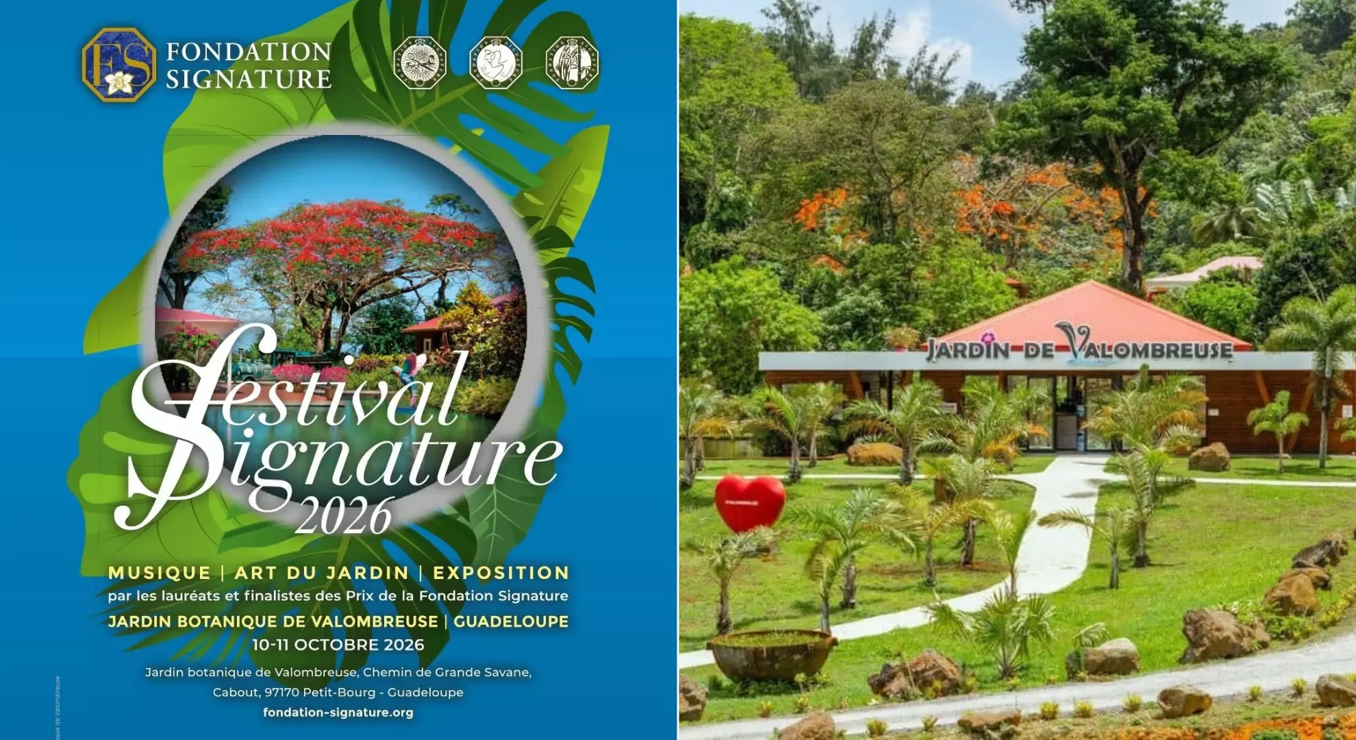 Une vingtaine d’artistes guadeloupéens et sept artistes internationales à l’affiche des instants musicaux et des concerts au Jardin botanique de Valombreuse, à l’occasion de la 3ème édition du Festival Signature
