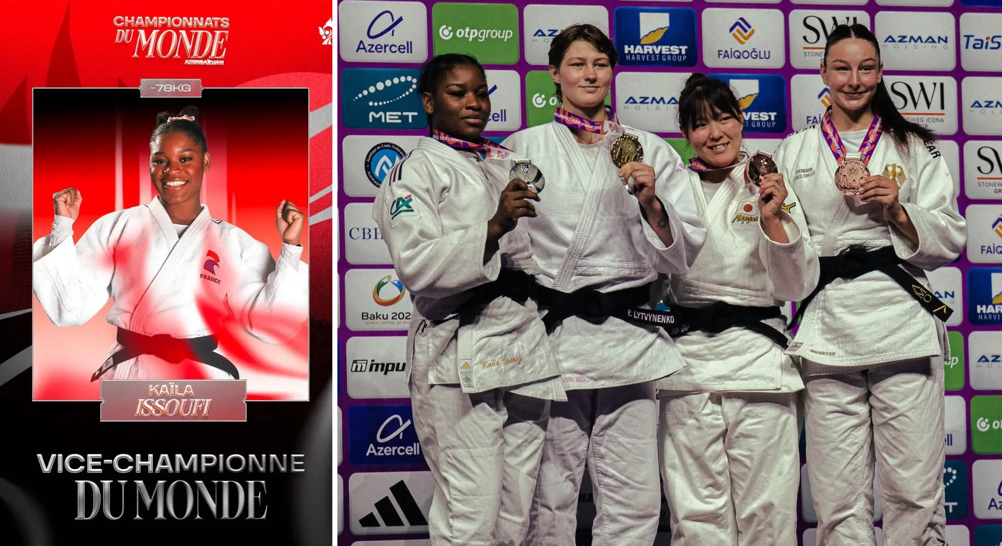 Mondiaux de judo: une médaille et plus de "confiance" pour la Mahoraise Kaïla Issoufi