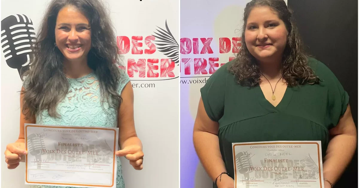 4ème édition du concours Voix des Outremer Jessica Morel et Ophélie