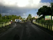 Guadeloupe: un important barrage routier démonté