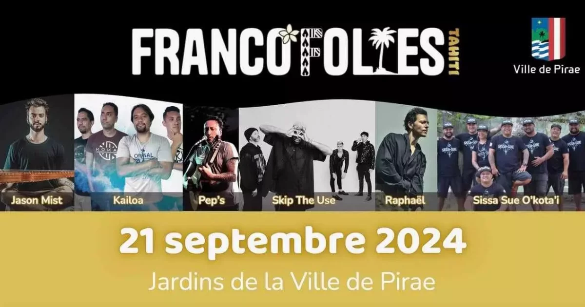 Le Festival Les Francofolies se déploie en Polynésie pour une première ...