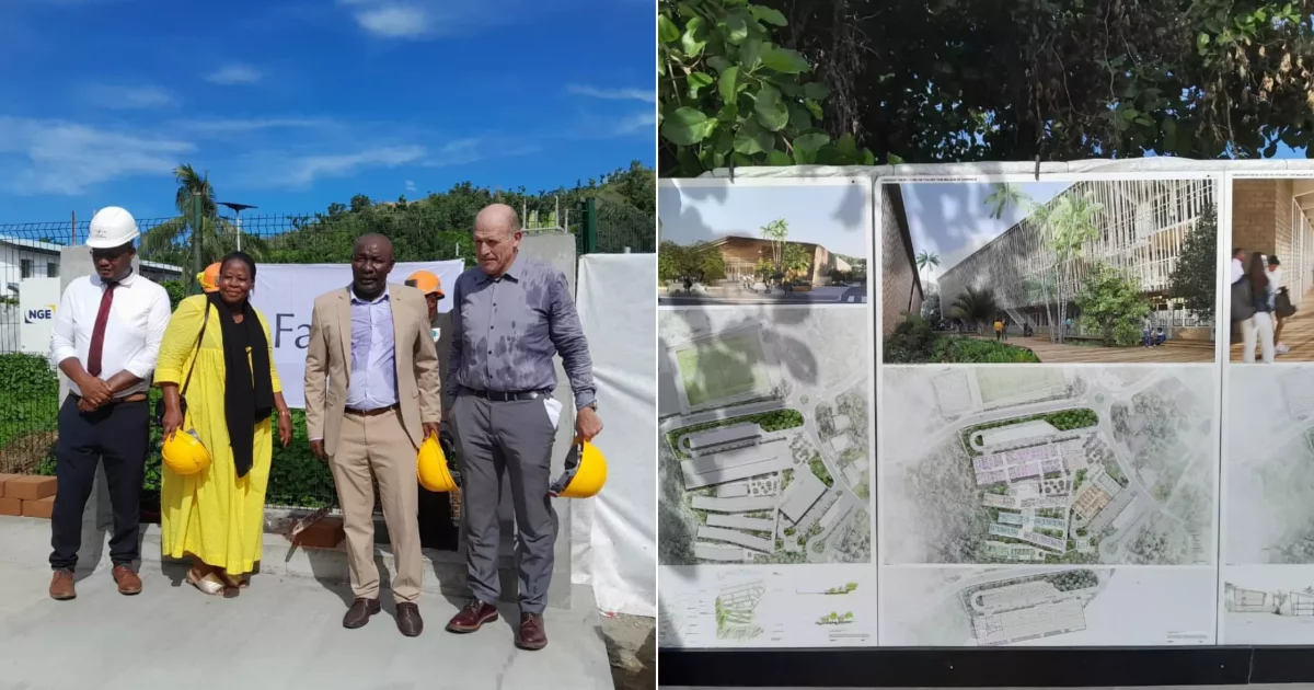 Mayotte : Première pierre posée pour le futur lycée Tani Malandi, qui ...