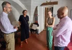 Théâtres d’Outre-mer en Avignon : Olivier Jacob, DGOM en visite sur le site de la future Maison des Archipels