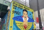 Une fresque rend hommage à Joséphine Baker à Paris, 50 ans après sa disparition
