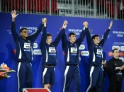 Mondiaux de natation : le relais français, avec Maxime Grousset, en argent sur 4x100 m 4 nages