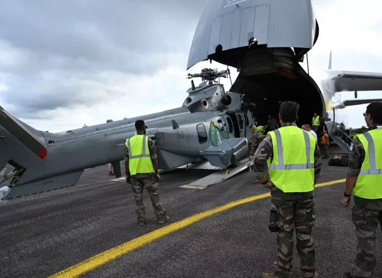 Deux nouveaux hélicoptères Caracal livrés aux Forces armées en Guyane