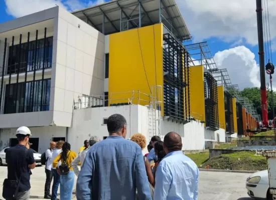 Martinique : Le chantier de la construction du Pôle universitaire de santé a redémarré à Fort-de-France