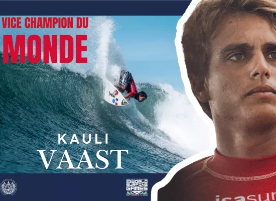 World Surfing Games : Kauli Vaast vice-champion du monde au Salvador